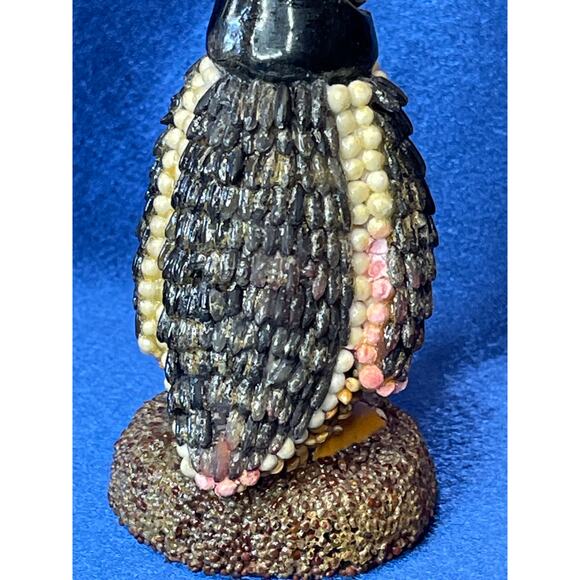 Small Pottery and Uruguay Seed Penguin Figurine - Picture 7 of 7